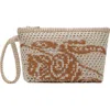 Burberry Ekd Crochet Pouch In White/sand