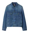 Burberry Ekd Denim Jacket In Blue