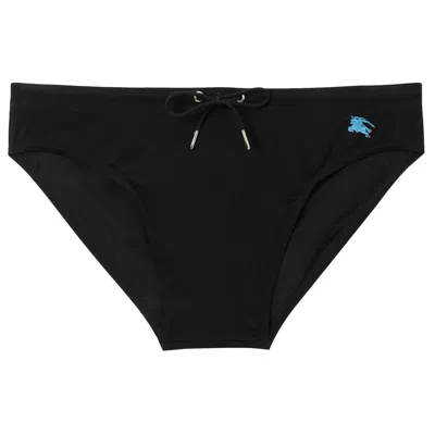 Pre-owned Burberry Ekd Drawcord Swim Briefs 'black' | Men's Size Xxxl
