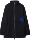 Burberry Nylon Jacket In Black