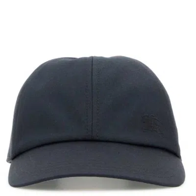 Burberry Ekd Embroidered Cotton Baseball Cap In Blue