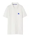 Burberry Polo Shirt With Ekd In White
