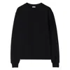 Burberry Logo-embroidered Pullover Sweatshirt In Black