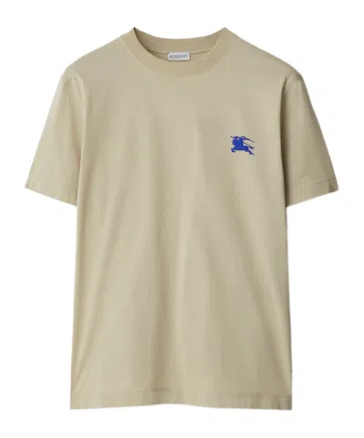 BURBERRY BURBERRY EKD-EMBROIDERED CREWNECK T-SHIRT