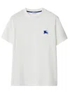 Burberry White Crewneck T-shirt In White