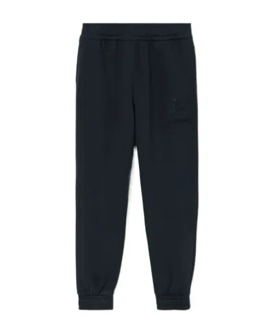 BURBERRY BURBERRY EKD-EMBROIDERED STRAIGHT-LEG TRACK PANTS