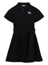 Burberry Ekd-embroidered Dress In Black