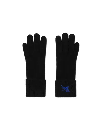 BURBERRY BURBERRY EQUESTRIAN KNIGHT EMBROIDERED SLIP-ON GLOVES