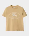 Burberry Ekd Embroidered Short-sleeve T-shirt In Neutral