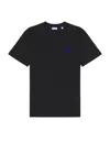 Burberry Slim Fit Essentials T-shirt With Embroidered Logo In Black