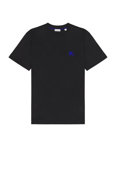 Burberry Ekd Embroidered T-shirt In Black