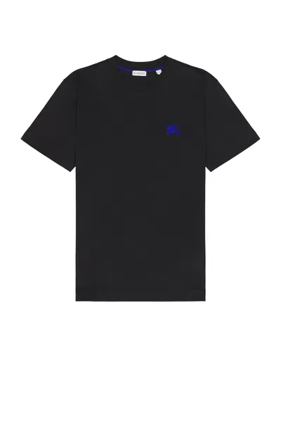 Burberry Logo Cotton T-shirt In Black