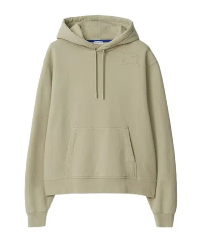 BURBERRY BURBERRY EKD-EMBROIDERED DRAWSTRING HOODIE