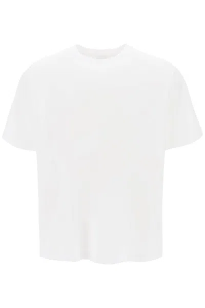 Burberry Ekd Embroidery Raynerton Oversized T Shirt In White