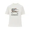 Burberry Ekd Embroidery T-shirt In White