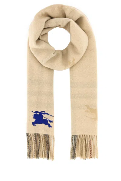 Burberry Ekd Giant Check Scarf In Neutral