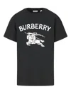 Burberry Ekd Graphic-print T-shirt In Black
