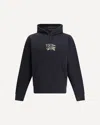 Burberry Hoodie With Front Pocket And Ribbed Cuffs In Black