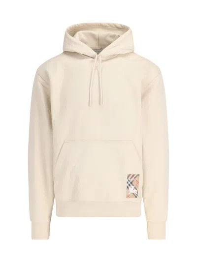 Burberry Ekd' Hoodie – Cream