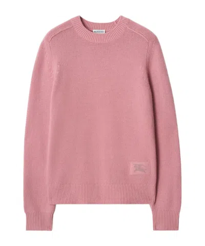 Burberry Constance Cashmere Crewneck Sweater In Multi