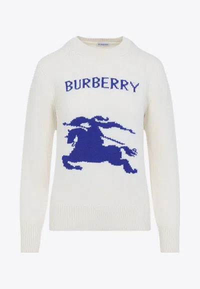 Burberry Ekd Intarsia Knit Sweater