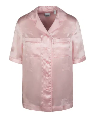 Burberry Ekd Jacquard Silk Shirt