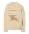 Burberry Beige Wool Sweater In Brown