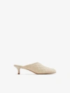 BURBERRY EKD Leather Baby Mules