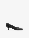 Burberry Ekd Baby 45mm Leather Pumps In Black