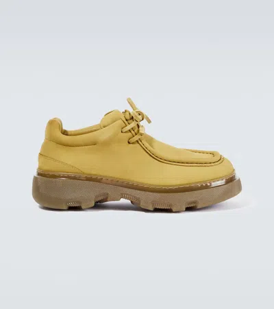 BURBERRY EKD LEATHER BOAT SHOES