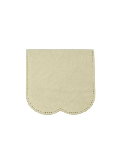 Burberry Ekd Leather Cardholder In Nude