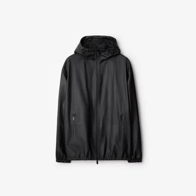 Burberry Ekd Leather Jacket In Black