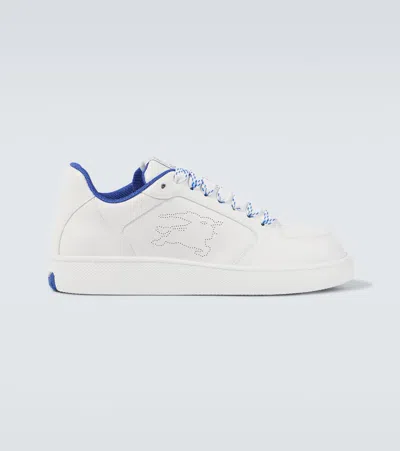 BURBERRY EKD LEATHER SNEAKERS