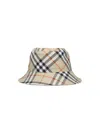 Burberry Ered\n\ncheckered Bucket Hat In Beige