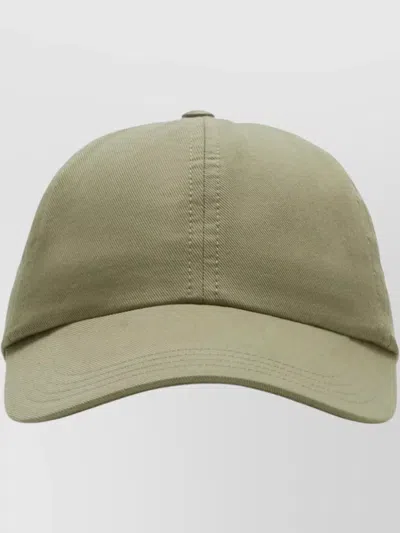 BURBERRY EKD LOGO COTTON BASEBALL CAP