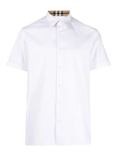 BURBERRY EKD LOGO COTTON SHIRT