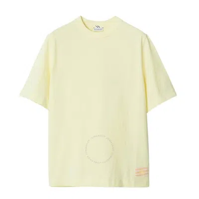 Burberry Ekd-logo Cotton T-shirt In Sherbet