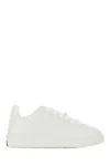 Burberry Women Box Sneaker In Leather In White