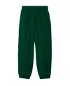 Burberry Equestrian Knight Patch Track Pants In Green