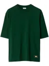 BURBERRY EKD LOGO-PATCH JERSEY T-SHIRT