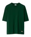 Burberry Ekd Logo-patch Jersey T-shirt In Green