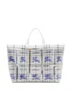 Burberry Ekd Logo-tag Transparent Tote Bag