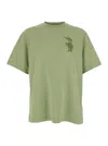 Burberry Ekd Cotton T-shirt In Verde