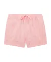 Burberry Ekd Motif-embroidered Swim Shorts In Pink