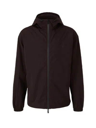 Burberry Ekd-embroidered Jacket In Black