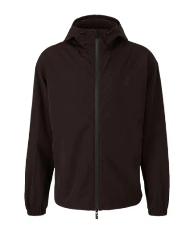 Burberry Ekd-embroidered Jacket In Black