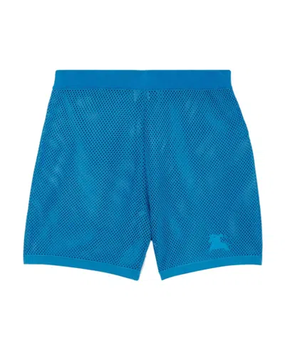 Burberry Ekd-motif Mesh Shorts