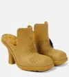 Burberry Highland Perforated Detailed Mules In Manilla