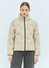 Burberry Women Ekd Nylon Down Jacket In Grey