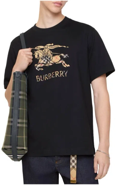 BURBERRY BURBERRY EKD OMBRÉ COTTON T-SHIRT